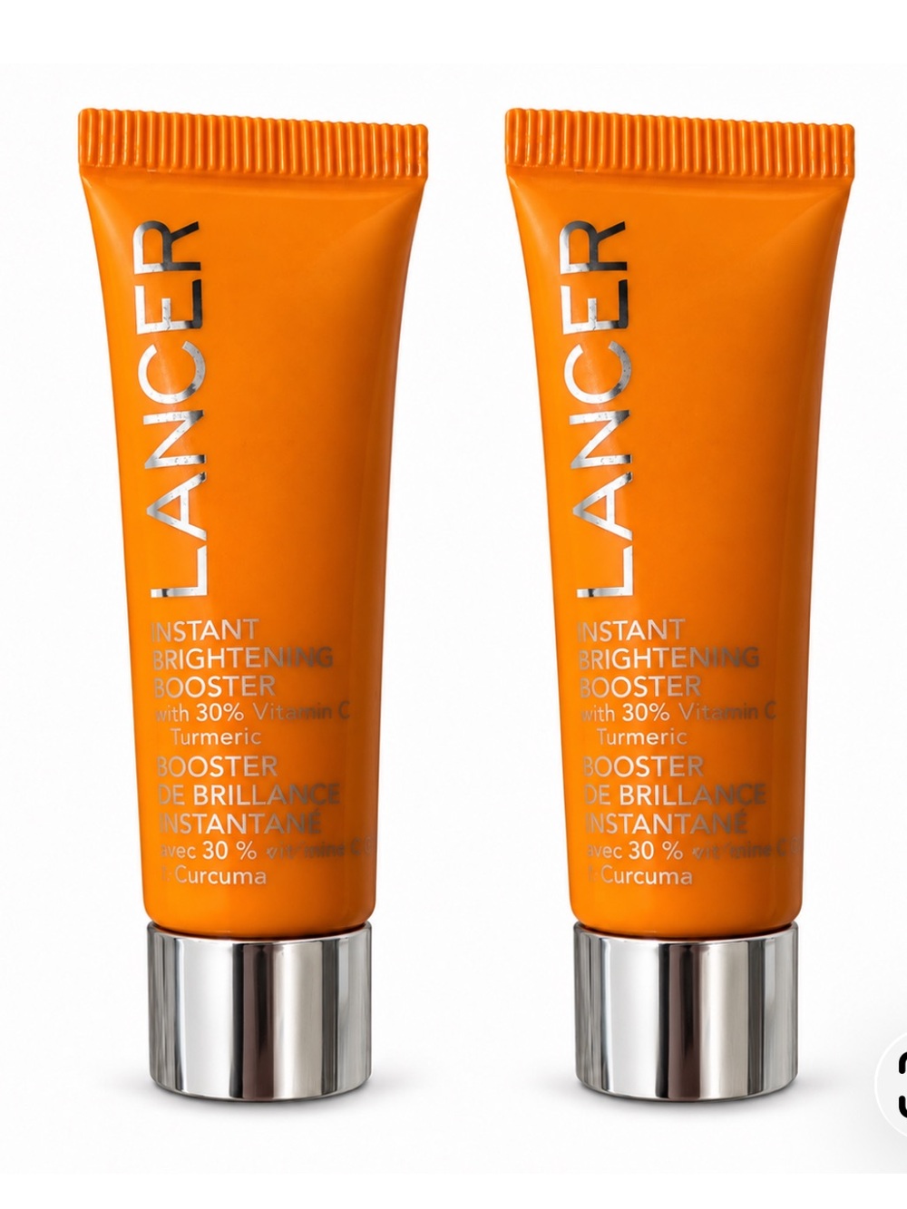 LANCER INSTANT BRIGHTENING BOOSTER Mini Duo 7.5ml X 2 BRAND NEW/SEALED